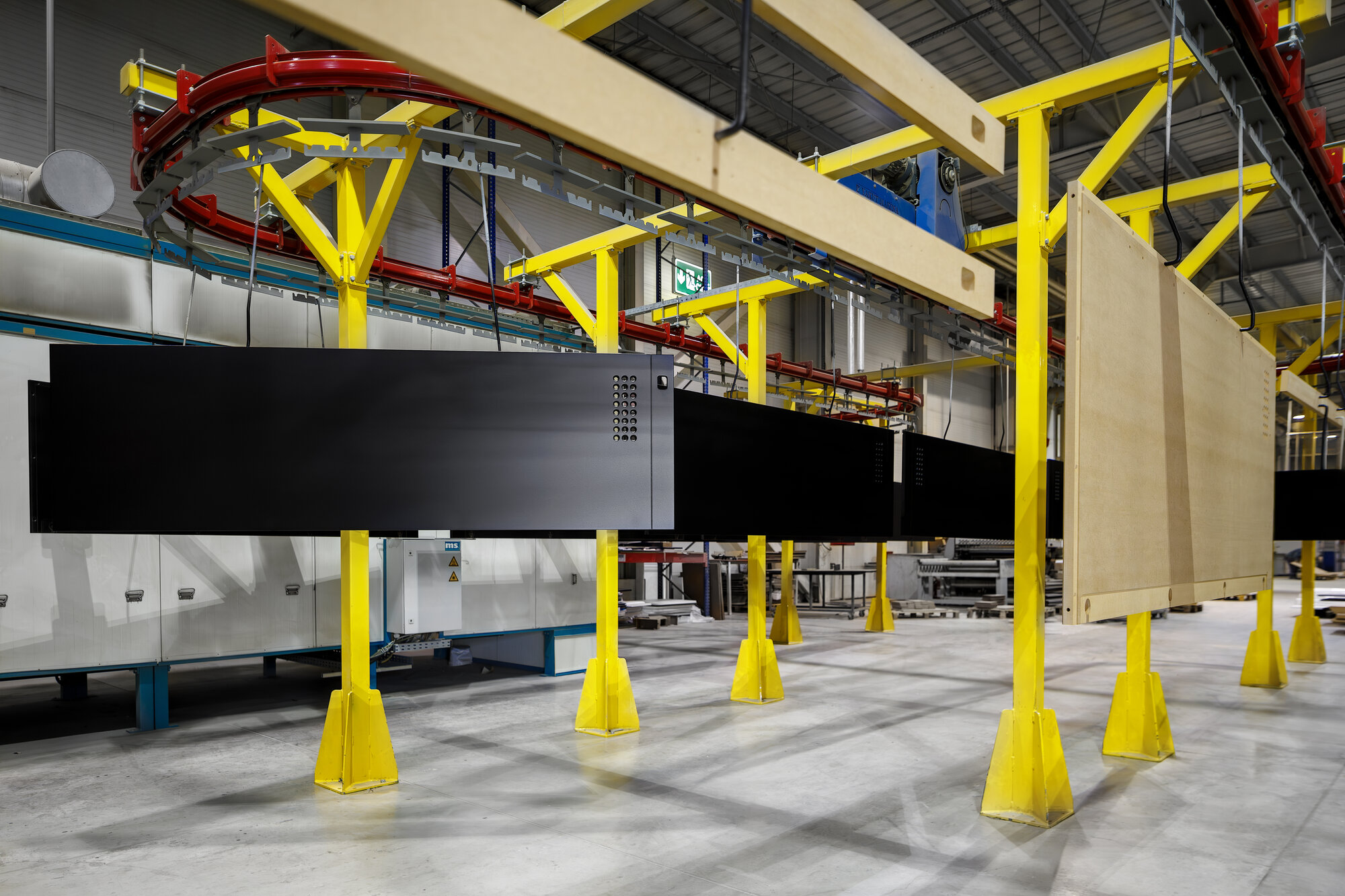 Material stack and finishes for Calma Materials